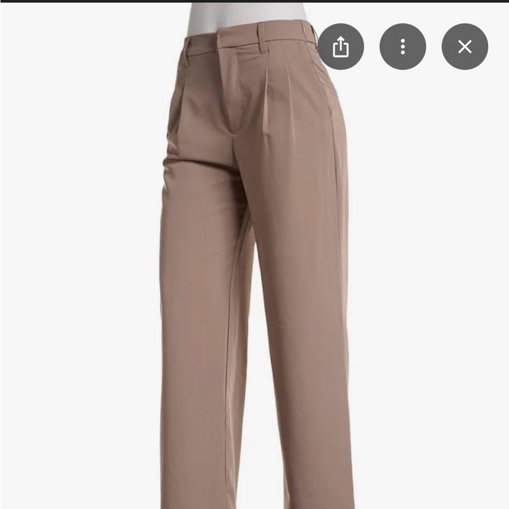 Love Tree Women's Classic Tan Trousers